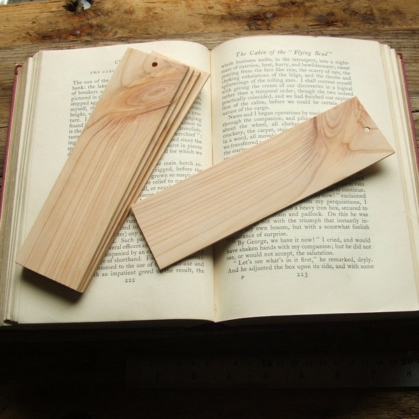 Wooden Bookmark Blanks for Pyrography and Personalising.