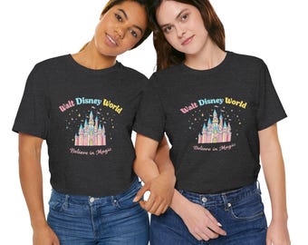 Pastel Castle Believe in Magic T-Shirt