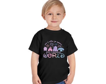 What a Wonderful World Toddler Tee | Pastel Adventure Shirt