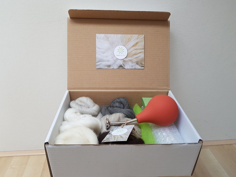 Wet felting kit create your own felt Etsy