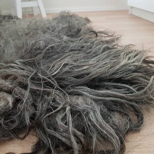 Leatherfree Grey Sheepskin Rug Made of Dutch Wool - Connor - Etsy