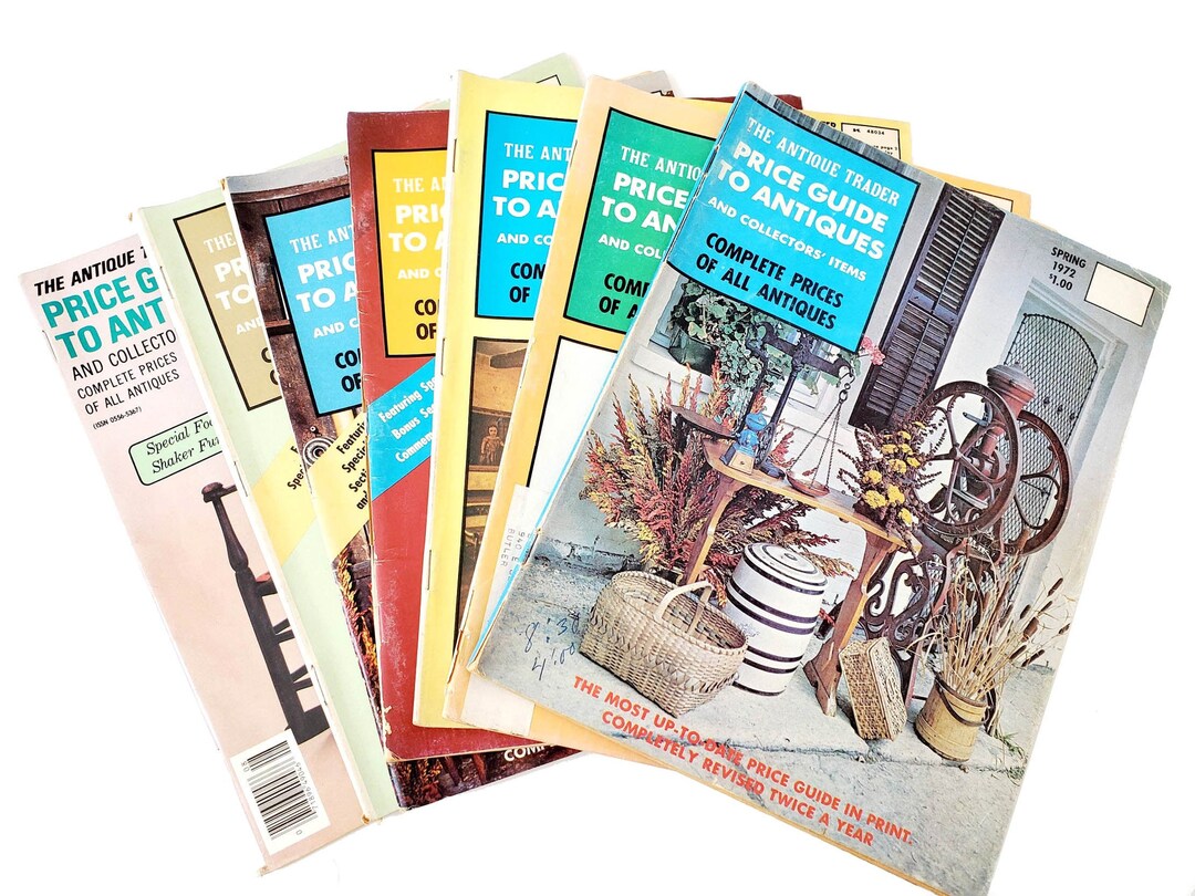 The Antique Trader Price Guide to Antiques Identification Magazines LOT
