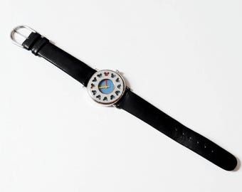 Reloj vintage de Mickey Mouse MICHAEL GRAVES Edición limitada 5000 1994 Disney Works Funciona correctamente