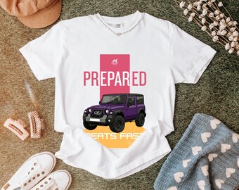 Camiseta Prepared Beats Fast Jeep, camiseta de aventura todoterreno para SUV