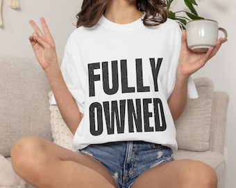 Vollständig im Besitz von Sportwagen T-Shirt, Retro Rennwagen Grafik T-Shirt, finanzielle Entscheidung Shirt