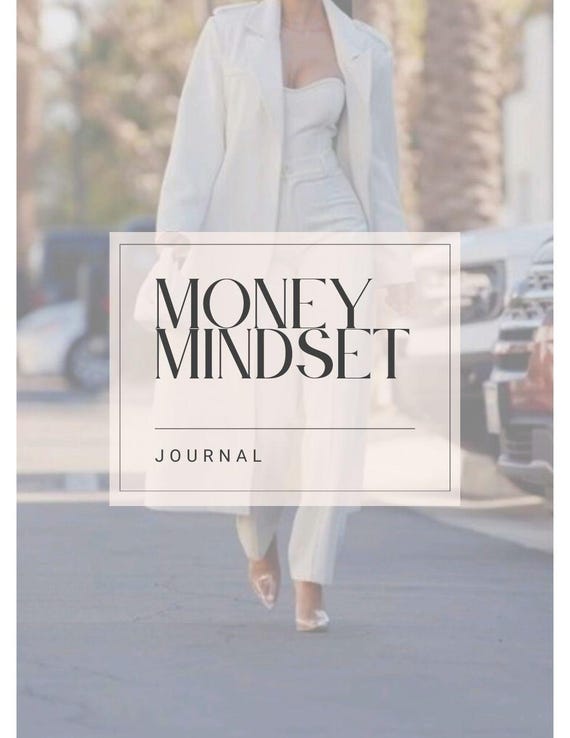 Money Mindset Journal | 51 Page Financial Freedom Planner & Budget Tracker (Digital Download)