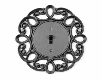 Victorian Scroll Light Switch Cover - Ornate Vintage Wall Plate