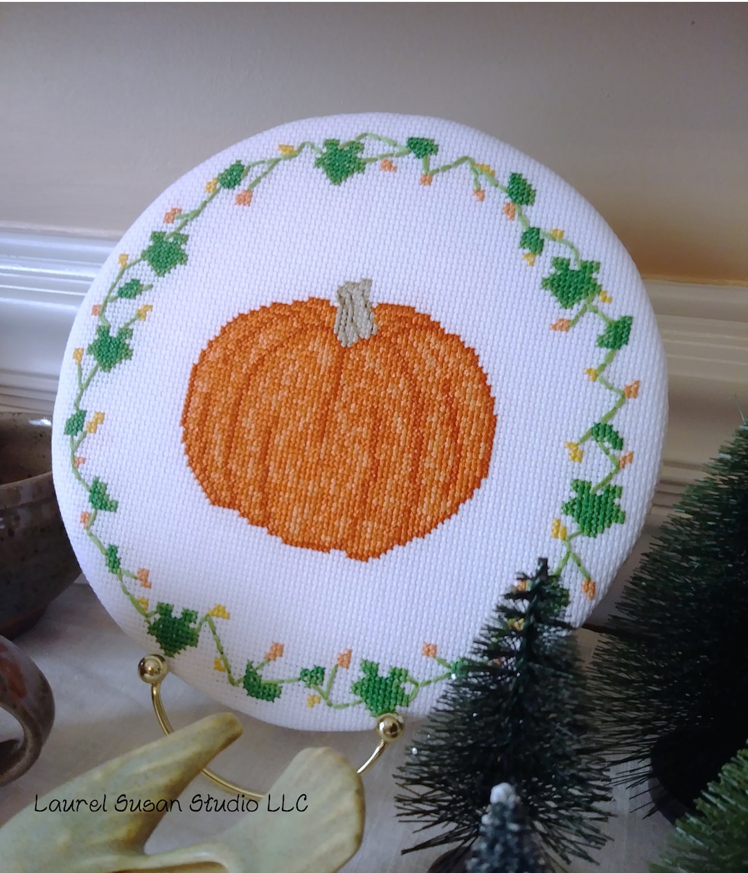 Pumpkin Cross Stitch Pattern, PDF Digital, Easy Beginner Autumn Fall - Etsy