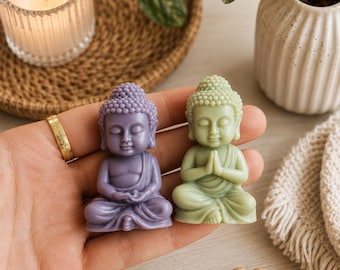 2er Pack Buddha Wax Melts | Reinigung Soja Melts | Stark duftendes Meditations Geschenk Zen Wohnkultur | Vegane Aromatherapie | Buddha