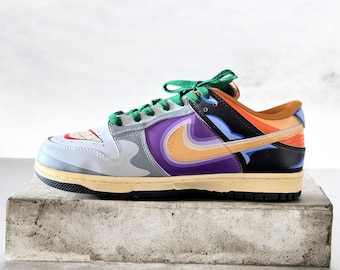 Nike Dunk Bat vs Joker pintado a medida