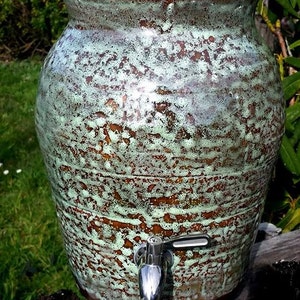 2 gallon ceramic kombucha crock Made to order image 3