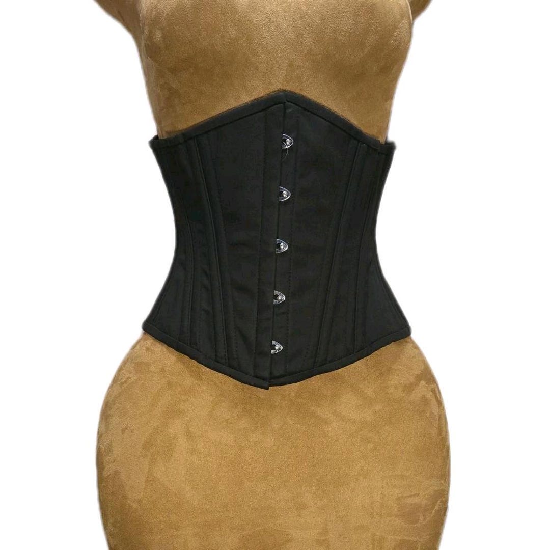 22-inch Waist Goal | 11-inch Length | Black Cotton Corset|signature ...