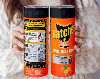 Gobelet isotherme Ratchet Orange Scent 20 oz avec motifs de sublimation