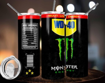 02 Energy 20oz skinny tumbler sublimation designs