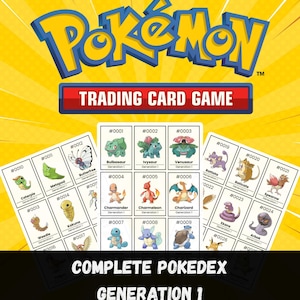 Gen 1 Trading Card - Etsy