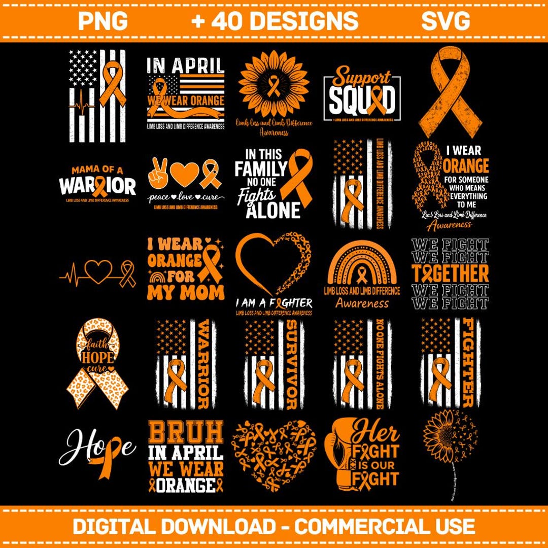 Limb Loss Awareness PNG SVG Bundle, Limb Difference Awareness PNG ...