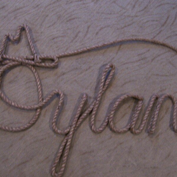 Western rope art, rope art names, design etc. Approx. 2ft by 2ft