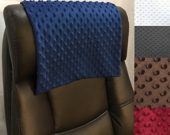 Minky Dot Soft Sofa Loveseat Chaise Kids Chair Headrest