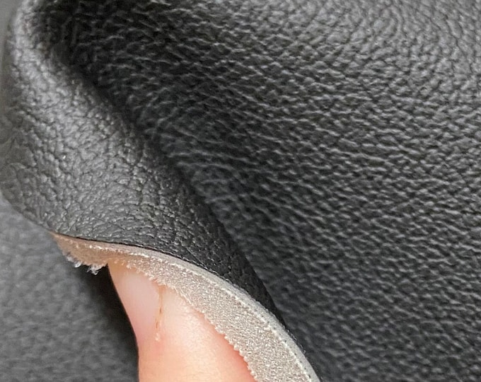 Faux Leather Automotive Furniture black Vinyl With Foam backing Heavy Duty | SOLD by the YARD