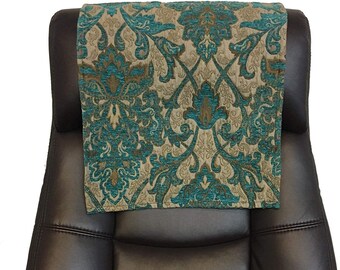 14x30 Marina Saxxon damask chenille  Sofa, Loveseat, Chaise, Theater Seat, RV, Chair, Headrest Pad, Recliner Head Cover, Protector