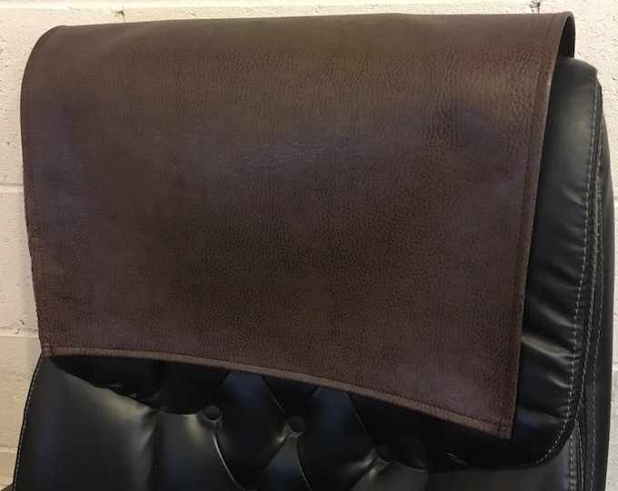 18 by 30 inch Brown ford Sofa Loveseat Chaise Theater Seat, RV Cover, Chair Caps Headrest Pad, Recliner Head Cover, Furniture Protector