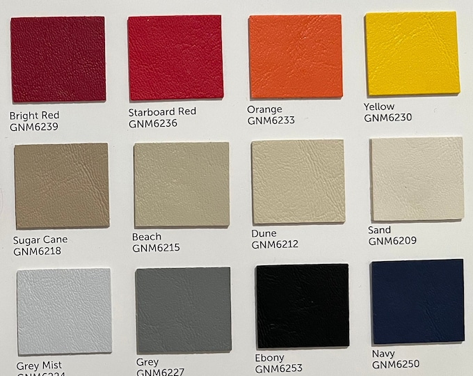 Marine Genesis  automotive  Faux leather Vinyl Mildew Resistant fabric By THE YARD 54" wide