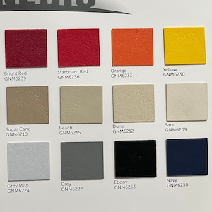 Marine Genesis  automotive  Faux leather Vinyl Mildew Resistant fabric By THE YARD 54&quot; wide