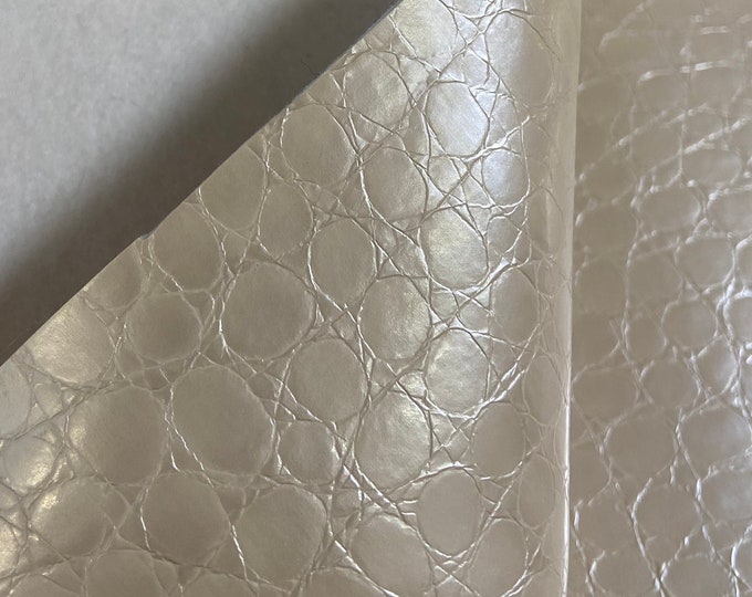 Crocodile spoted Vinyl faux fabric Embossed upholstery 54" Wide