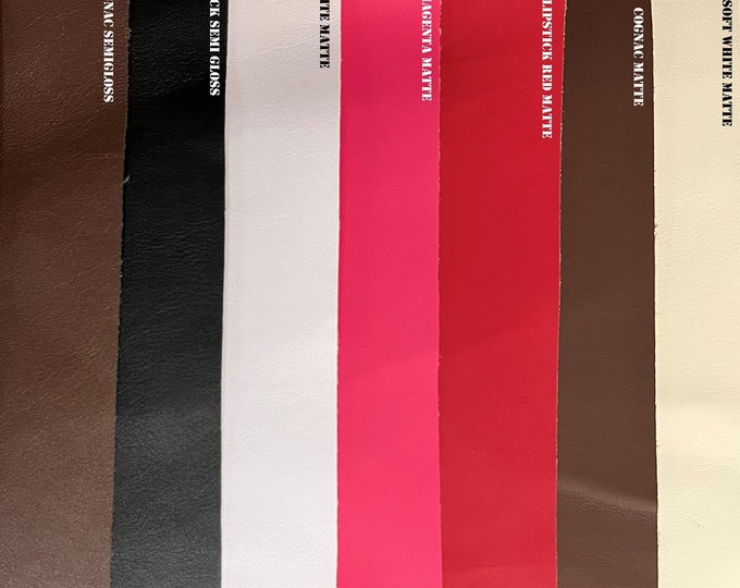 Ecopelle Semi gloss and Matte light 2 way stretch vinyl with microfiber suede backing 54" wide