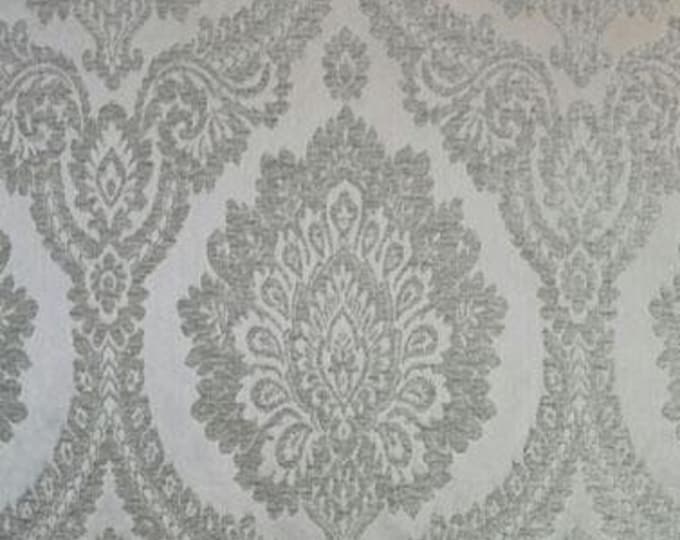 Chenille floral damask furniture Upholstery home decor drapery Fabric by the yard 54" wide