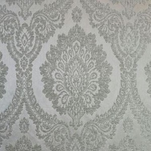 Chenille floral damask furniture Upholstery home decor drapery Fabric by the yard 54&quot; wide