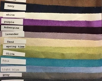 Stretch Faux Suede Polyester Spandex Apparel Clothing Cosplay Costume Accessories Boots Fabric by the yard 58" Wide