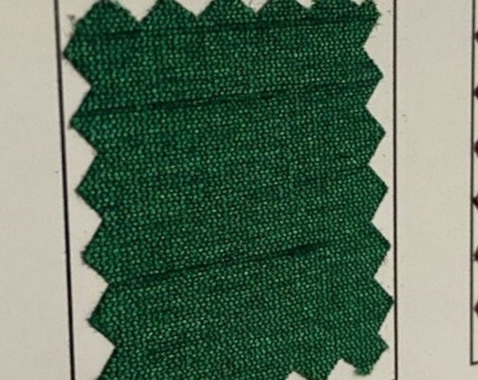 Emerald Green Shantung Dupioni Faux Silk two tone fabric BY THE YARD 54" wide