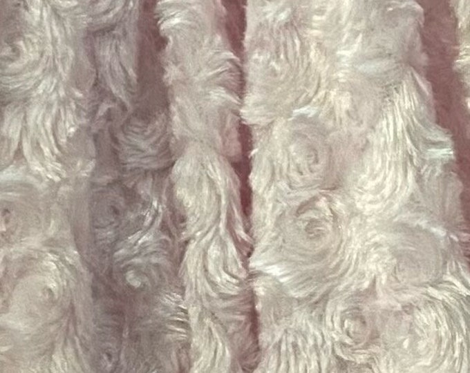 Pink Rose Bud  fabric per yard