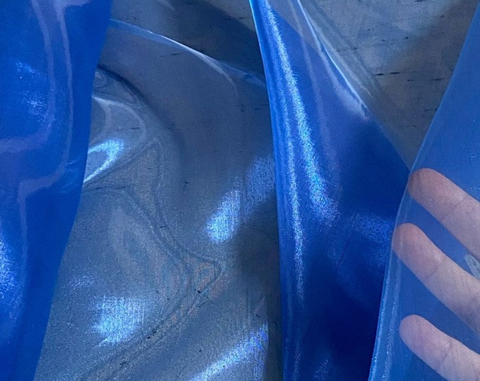 Royal crystal Organza Twinkle sheer fabric polyester 58" wide