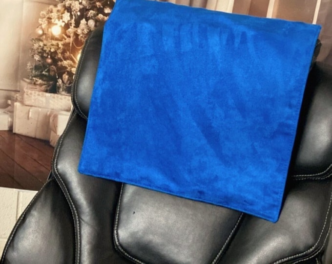 Suede, Royal, 14x30, Sofa, Loveseat, Recliner Head Cover, Furniture Protector
