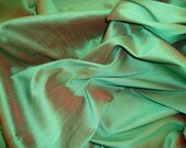 Pine Shantung Dupioni Faux Silk fabric by the yard 58 quot Wide dress pillow tables