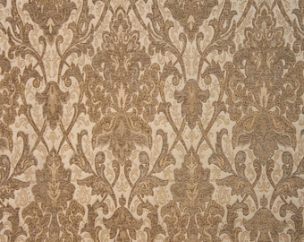 57/" Wide Diamond Drapery Upholstery Jacquard Fabric Cream Color by The Yard