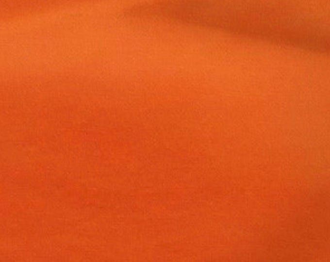 Orange Polyester poplin Fabric By The Yard 58"/60