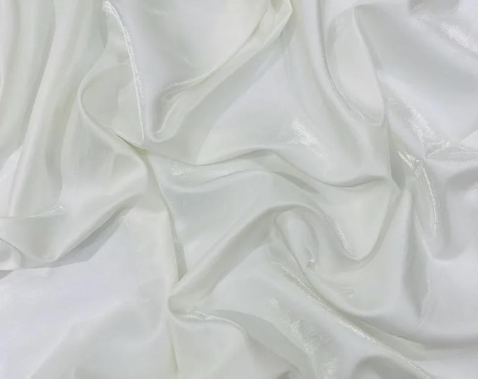 Liquid Satin Shantung Orange /Gold Material, Elegant Formal Wear Fabric, Drapery Fabric, Event Decor