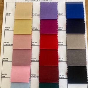 Stretch Taffeta fabric per yard 58&quot; wide dress wedding skirt apparel and much more