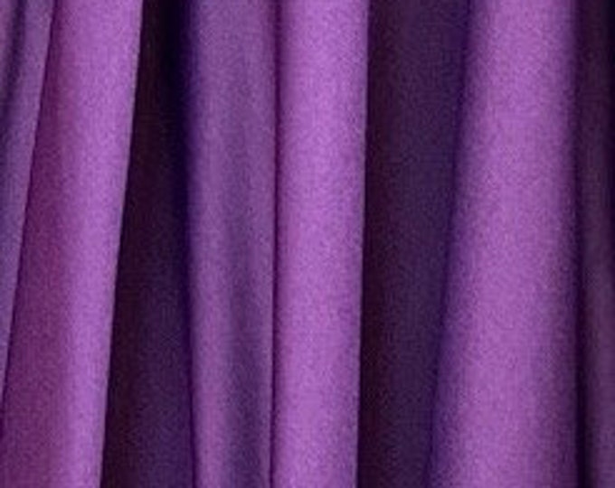 Plum interlock 2 way stretch lining fabric, 100% polyester, 60" wide