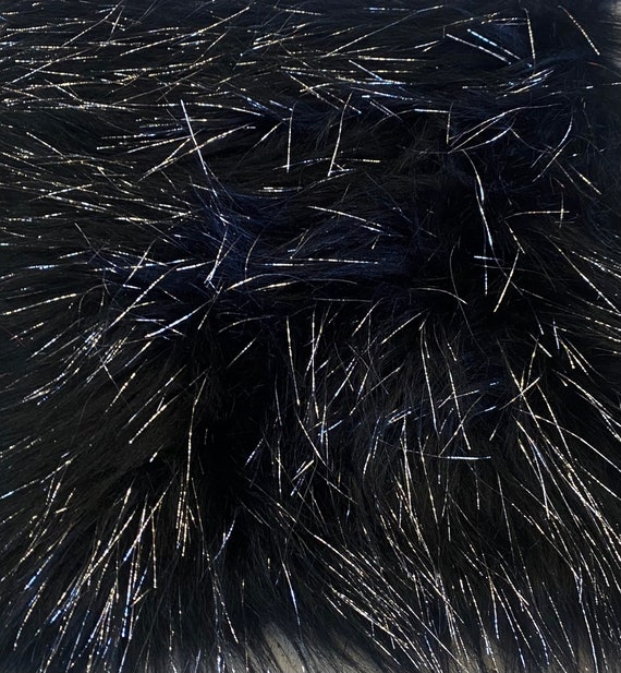 Black Faux Fur Craft Fabric