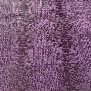 Purple Marine Gator Upholstery Vinyl Fabric - Sold By The Yard - 54&quot;