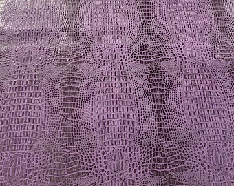 Purple Marine Gator Upholstery Vinyl Fabric - Sold By The Yard - 54"