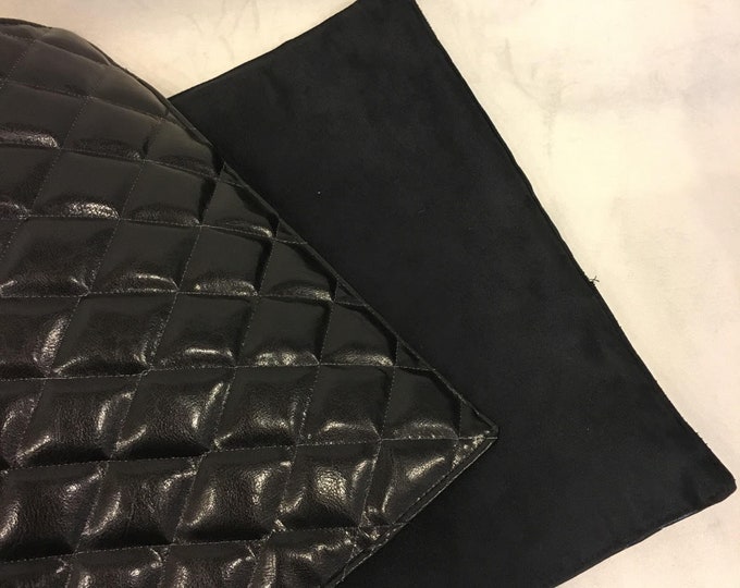 24x30 Black Houston Quilted faux leather vinyl recliner sofa couch, furniture, love seat, theater room, home, damage protector FREE SHIPPING