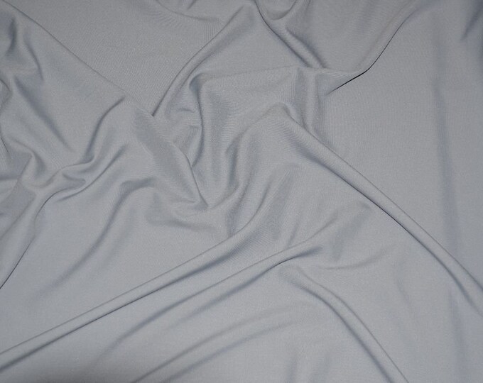 Silver Polyester poplin Fabric  By The Yard 58"/60