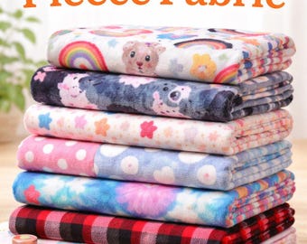 Red Soft Cozy Fleece Fabric by the Yard | Warm Anti-Pill Fleece for Blankets, Crafts, Apparel & DIY Projects 60” wide