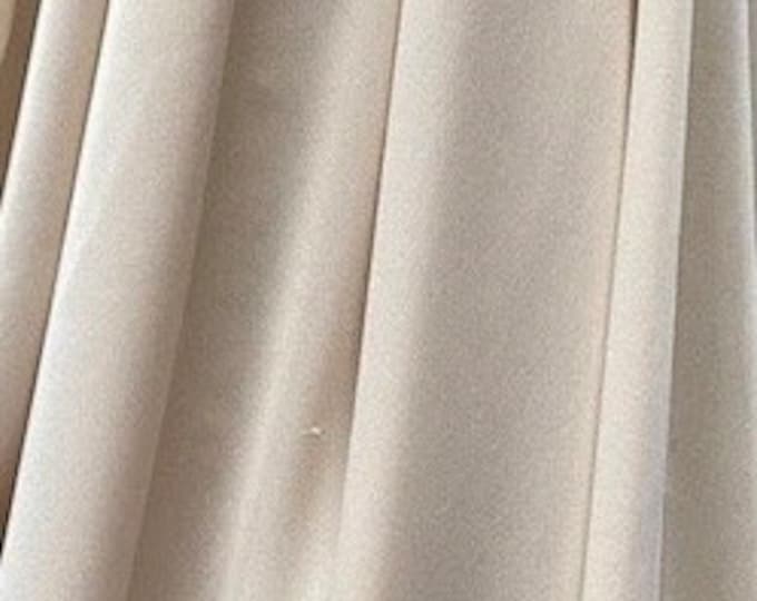 Champagne interlock 2 way stretch lining fabric, 100% polyester, 60" wide