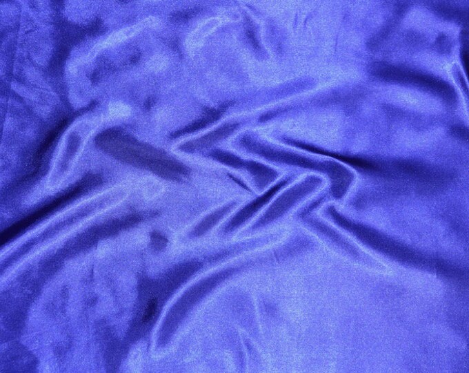 Royal charmeuse silky soft polyester fabric  60" wide